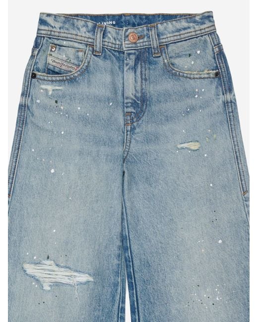 DIESEL Blue Jeans Cotton for men