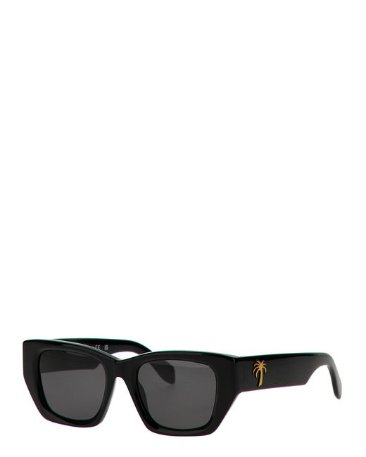 Palm Angels Black 'Hinkley' Sunglasses