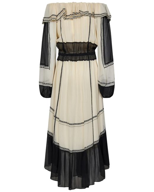 Ulla Johnson Black Evangeline Midi Dress