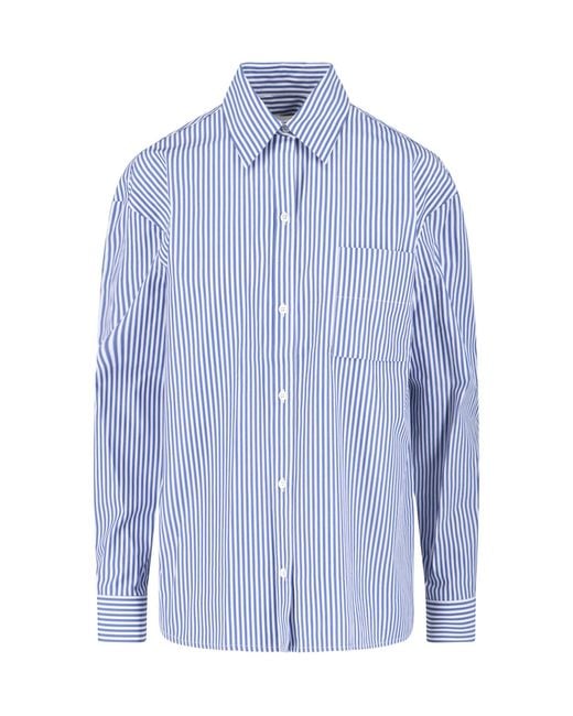 Sibel Saral Blue Shirts Cotone