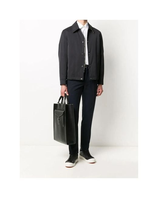 Ferragamo Black Light Jackets for men
