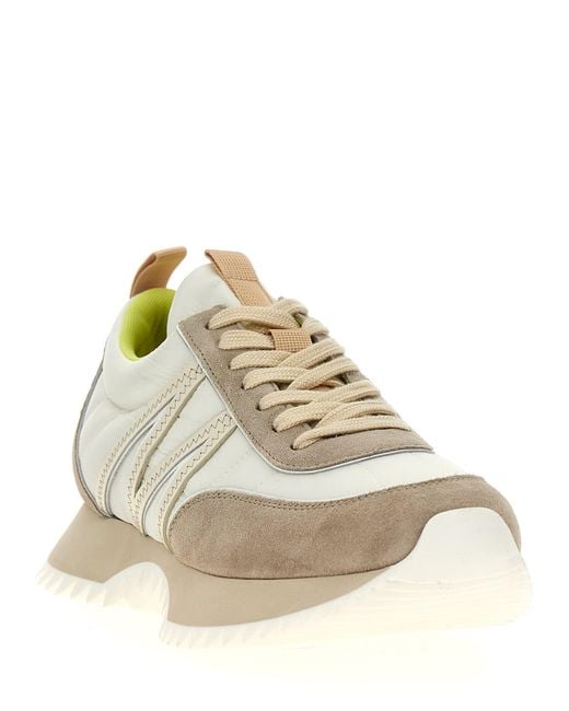Moncler White Pacey Sneakers