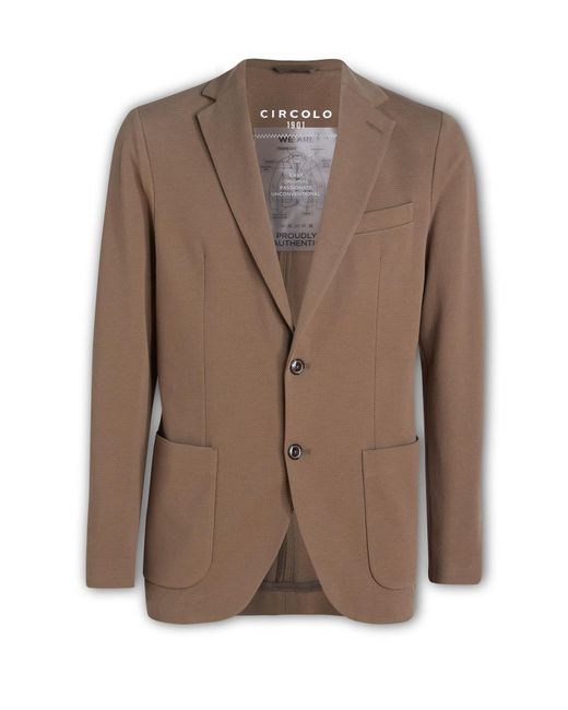 Circolo 1901 Brown Giacche & Gilet for men