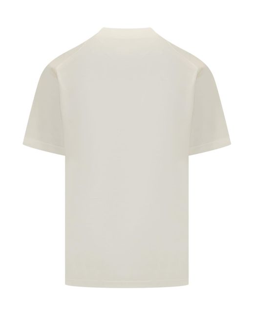 Y-3 White T-Shirt With Logo