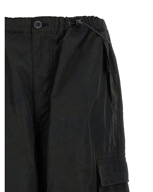 Comme des Garçons Black Nylon Cargo Pants for men