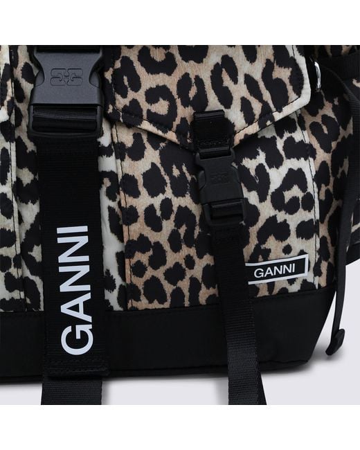 Ganni Black Tech Backpack