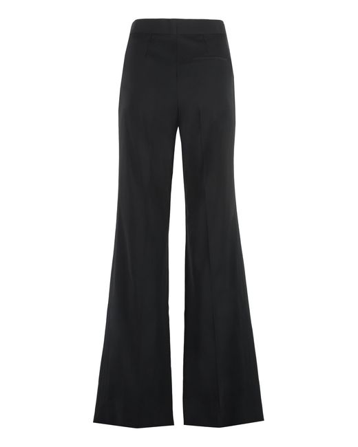 Stella McCartney Black Flared Trousers Wool