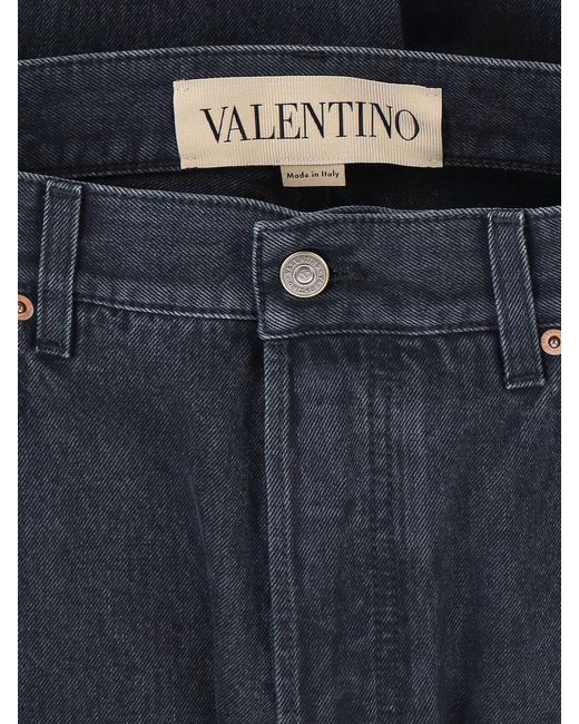 Valentino Blue Jeans Cotton for men