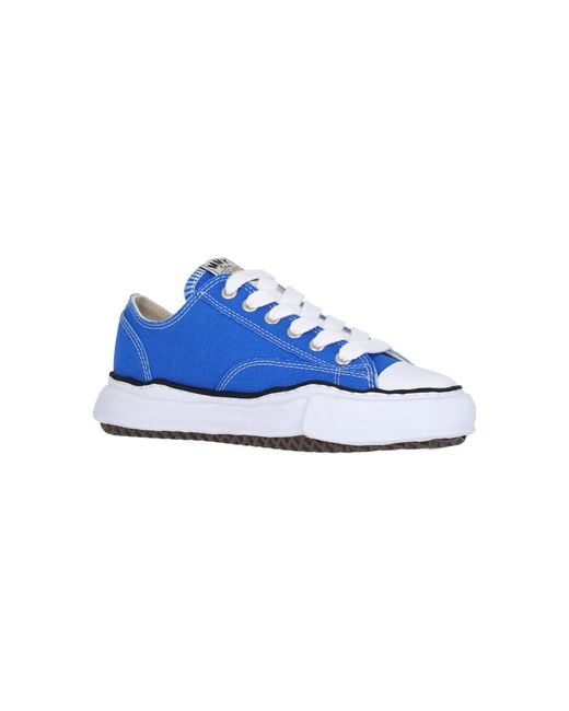 Maison Mihara Yasuhiro Blue Sneakers Upper: Cotton