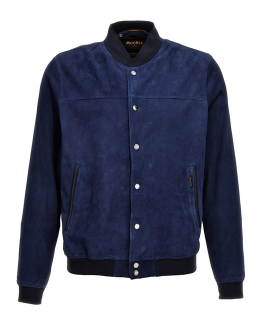 Moorer Blue Darren-Ur Jacket for men