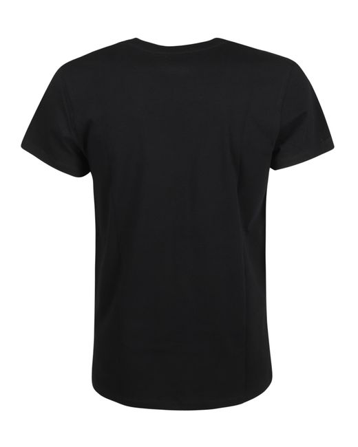 Jil Sander Black V-Neck T-Shirt for men