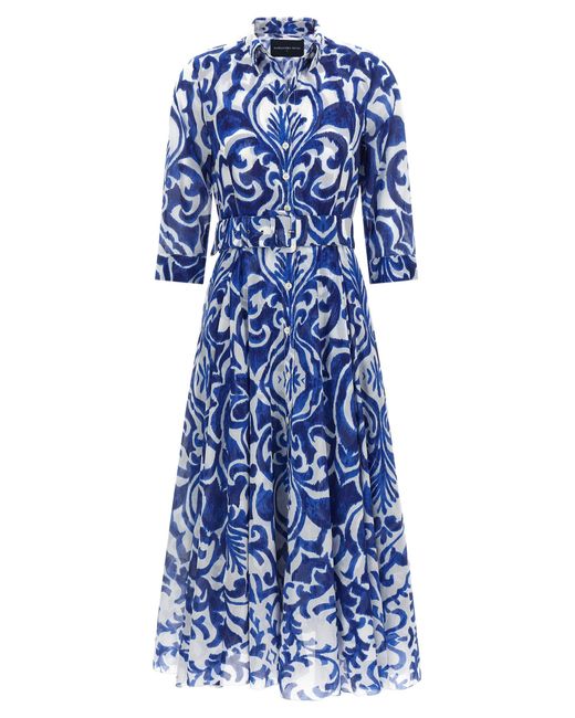 Samantha Sung Blue 'Aster' Dress