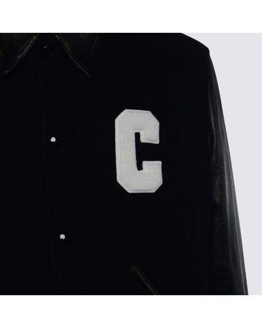 Céline Black Wool Casual Jacket for men