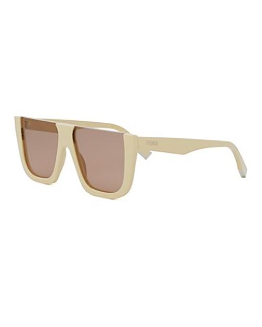 Fendi White Fe40136I Sunglasses