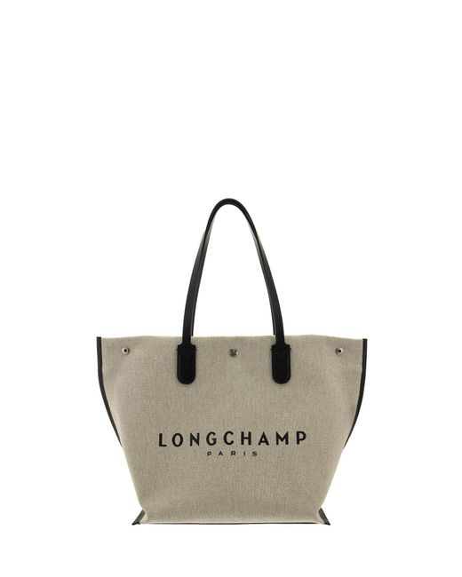 Longchamp Roseau - Shopping Bag L in Metallic | Lyst
