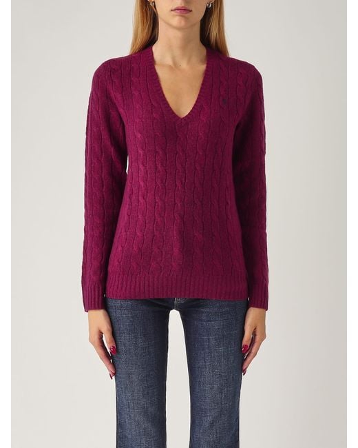 Polo Ralph Lauren Kimberly Sweater in Red Lyst UK
