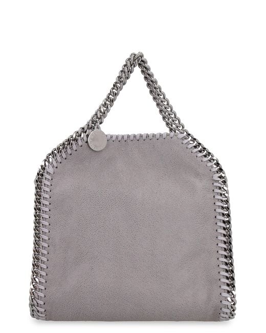 Stella McCartney Gray Mini Tote Bag Falabella Polyester