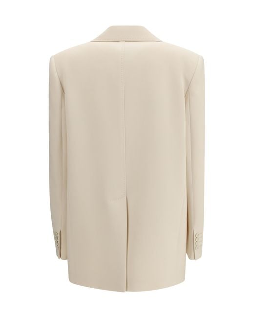 Max Mara Natural Blazer Bosco Triacetate Jacket