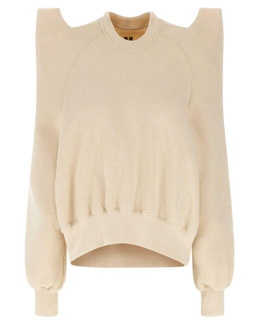 Rick Owens Natural 'Tecsweat' Sweatshirt