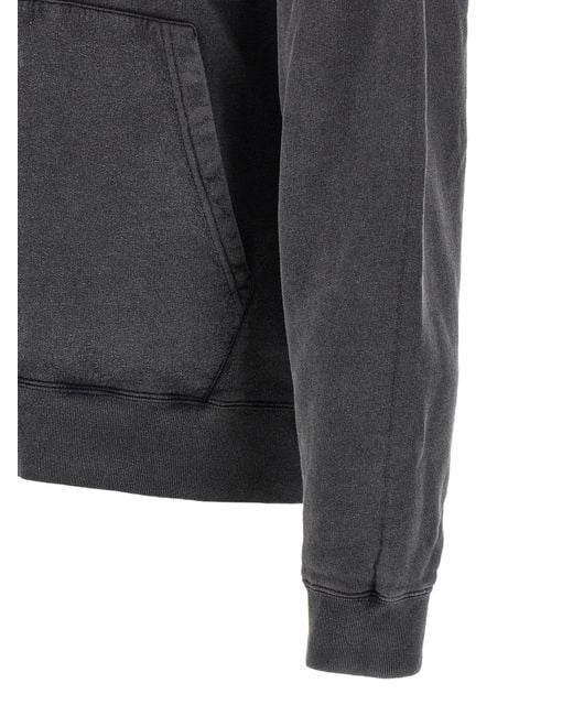 Balenciaga Gray Faded Crayon Loop Oversize Hoodie for men