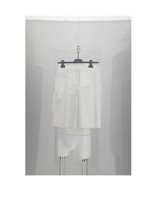 Dior Gray Shorts Bermuda Cotton