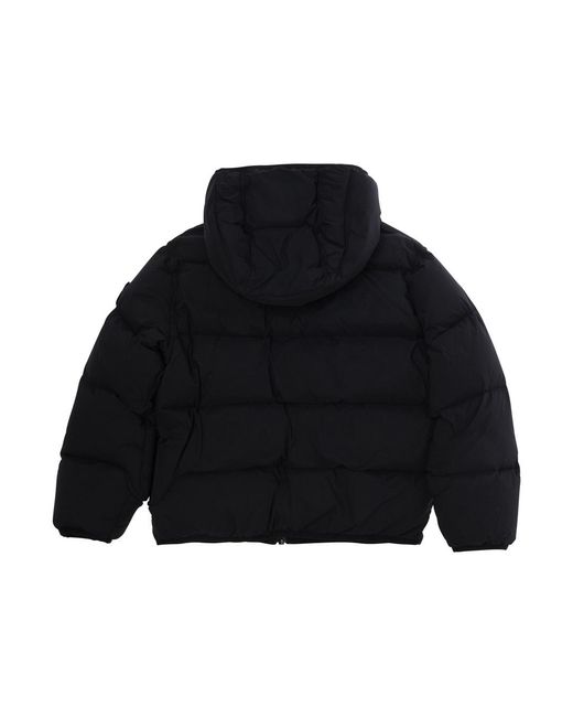 Stone Island Blue Short Parka Tech Fabric Padded Jackets for men