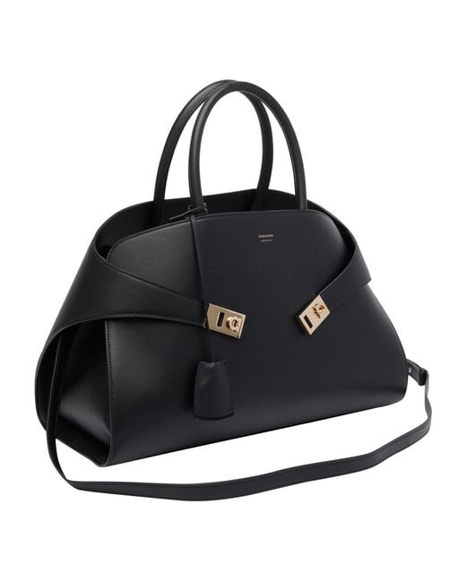 Ferragamo Black Hug Handbag