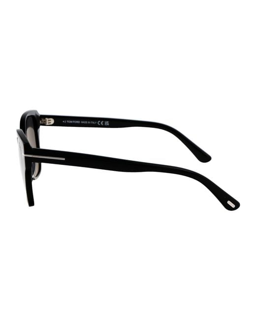 Tom Ford Black Ft1108 01D Acetate Sunglasses