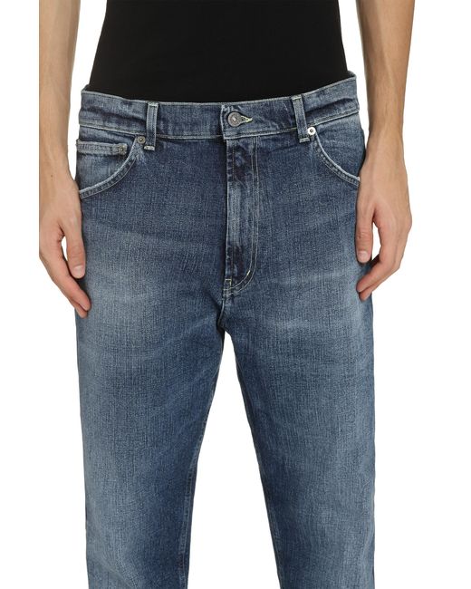 Dondup Blue Jeans Paco Slim-Fit Polyester for men
