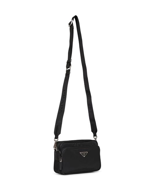 Prada Black Crossbody Bag Recycled Polyamide Shoulder for men
