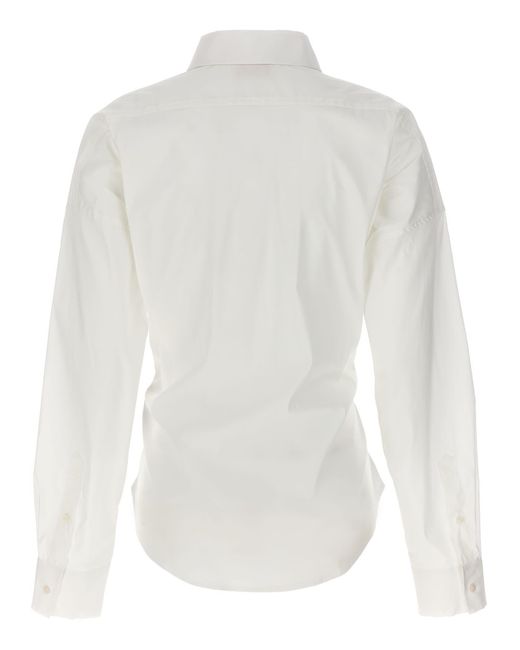DIESEL White C-siz Shirt, Blouse