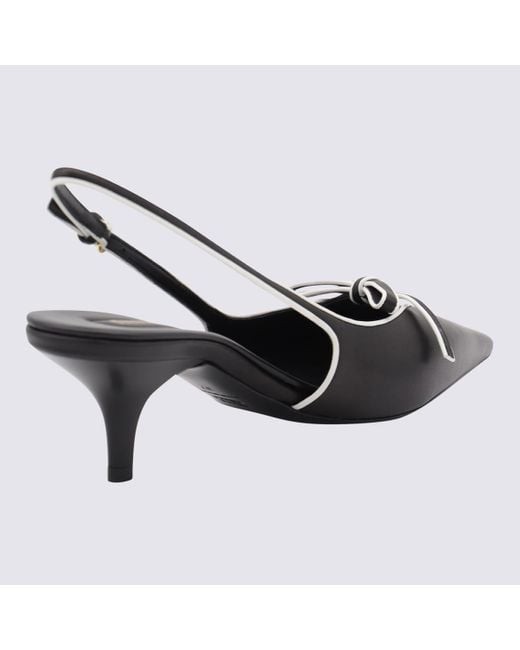 Miu Miu Metallic Leather Pumps