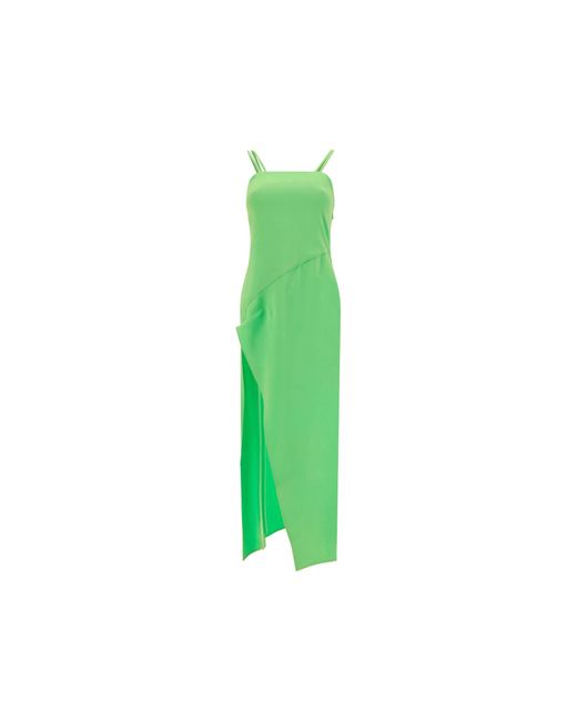 The Attico Green Fujiko Midi Dress