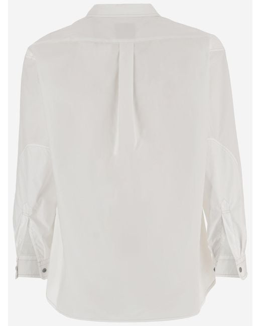 And Wander White Shirt Cotton-Blend for men