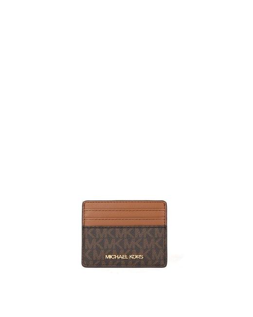 Michael Kors White Card Holder 89.Coated Canvas Bags Card-Holders