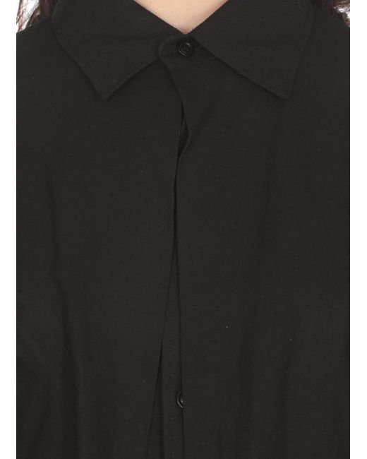 Y's Yohji Yamamoto Black Lines Blend Shirt