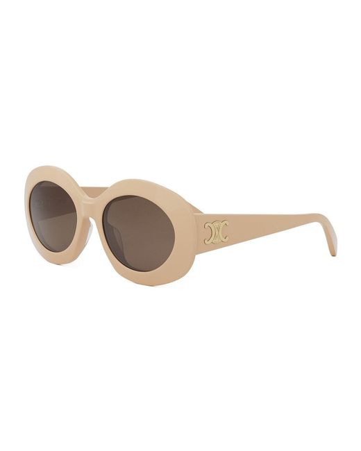 Céline Brown Triomphe Acetato Sunglasses