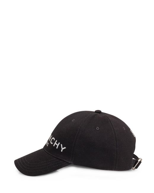 Givenchy Black Logo Baseball Cap for men