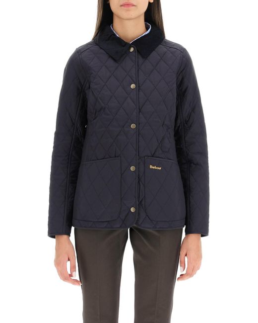 Barbour Black 'annandale' Quilted Jacket