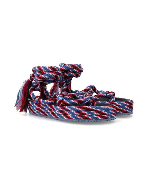 Isabel Marant Blue Erol Rope Sandals