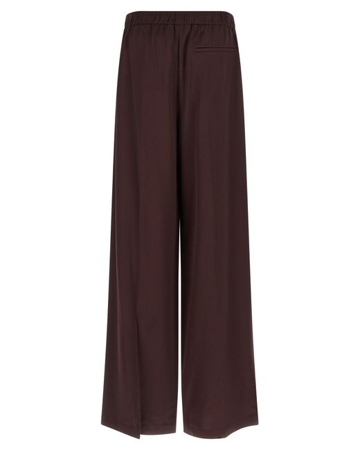 Tory Burch Purple Shiny Pants