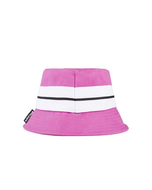 Palm Angels Purple Venice Track Logo Bucket Hat