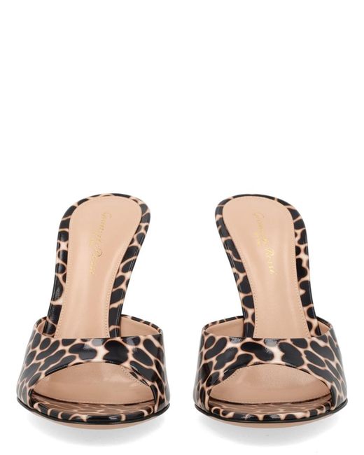 Gianvito Rossi Natural Mule Sofia Lamb Leather