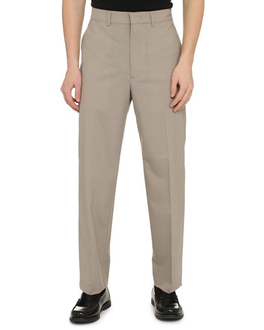 Department 5 Natural E-Motion Wool-Blend Trousers Chinos for men