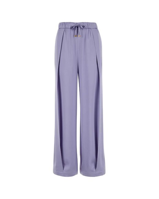 Loewe Purple Satin Pyjama Pant