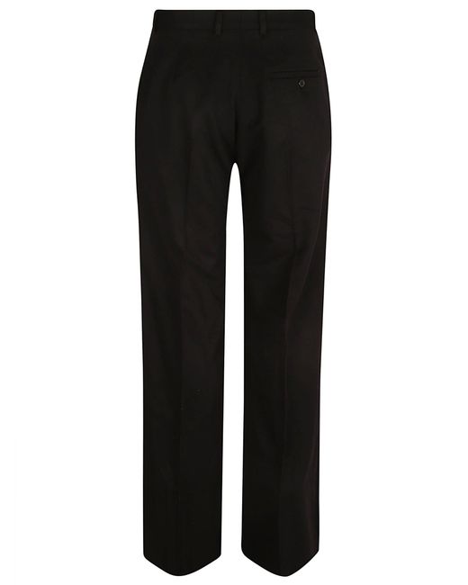 Balenciaga Black Long Straight Trousers for men