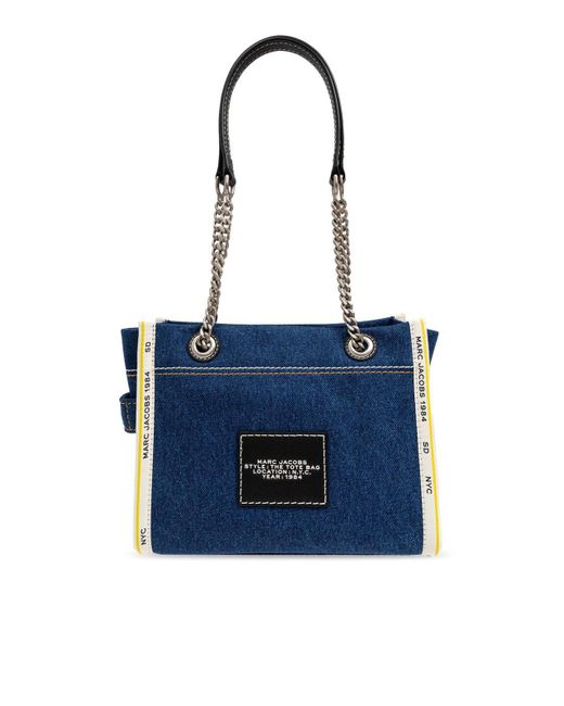 Marc Jacobs Blue Shoulder Bag 'The Tote'