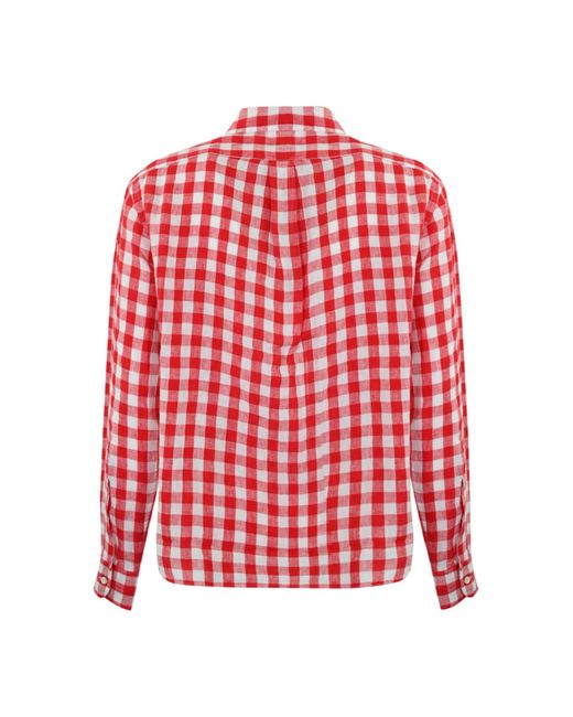 Polo Ralph Lauren Red Checked Linen Shirt