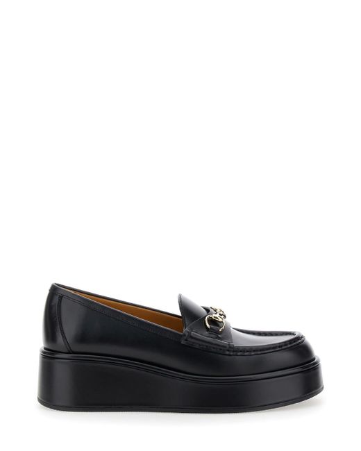 Gucci Black Loafers With Oversized Platform