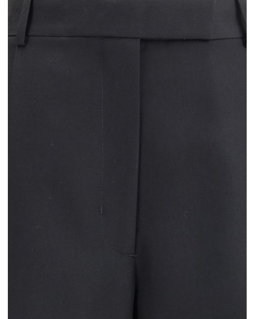 Tom Ford Black Tailored Pants Double Pleats